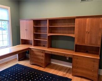 Lot 127
Sligh Homeworks Walnut Office Suite