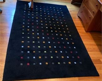 Lot 128
Contemporary Black Geometric Wool Area Rug