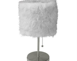 Lot 153
Faux Fur Shade Stick Lamp
