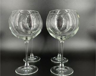 Lot 176
Crystal Balloon Wine Glasses