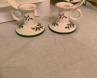 Spode Candle Holders