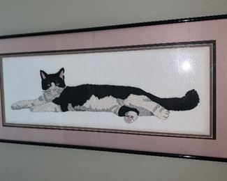 Needlepoint Cat