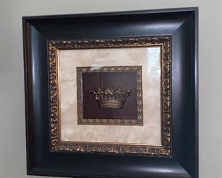 Quality Framed Crown Art
