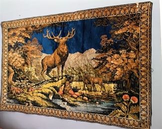Large Elk Tapistry
