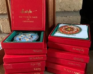 12 Days of Christmas P Buckley Moss Set