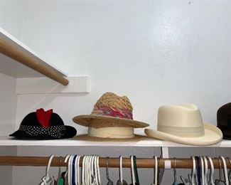 Straw hats, Felt Hats