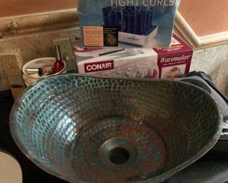 Hammered Copper Sink