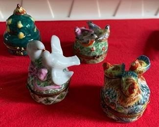 Limoge Retired Trinket Boxes