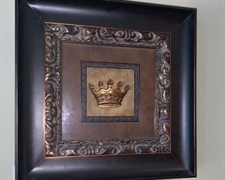 Quality Framed Crown Art