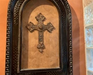 Framed Cross Art