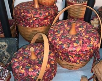 Longaberger Pumpkins Basket Set