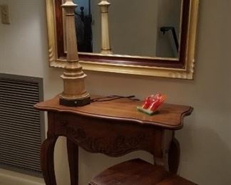 Console table & mirror