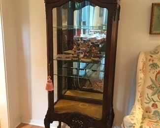 Victorian style display cabinet 