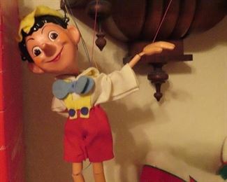 Vintage Pinokio Puppet     
