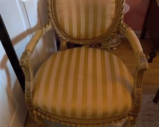 French armchair with tassels