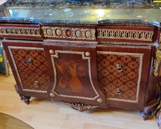 marble top dresser hand-dovetailed