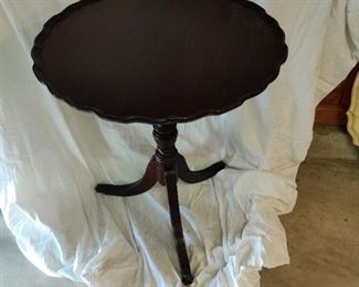 pie crust occasional table
