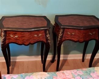 pair of French nightstands
