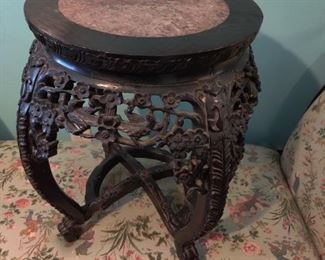 carved table stand