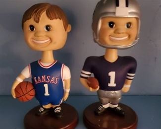 KU & KSTATE Bobble Heads