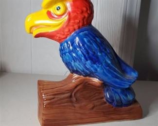 Vintage Logo KU Decanter