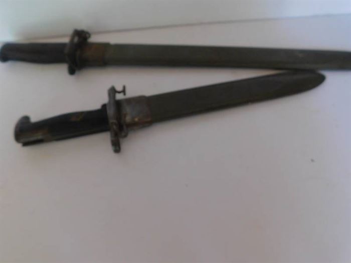 Pair of World War II Bayonets