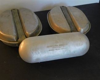 2 Army Canteens & Aviator Goggles