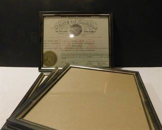 Certificate Frames (4 ea)