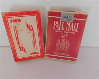 2 Vintage Decks of Playing Cards