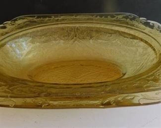 Golden Depression Glass - Serving Bowls (2 ea)