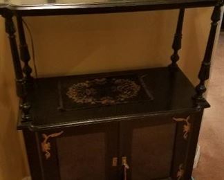 Painted chocolate cart