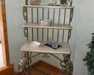 Turkish Marble Baker's Rack $400 69x31x18 deep