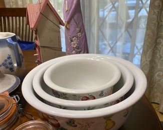 Lovely nesting bowls are as pretty as they are functional