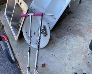 Two Razor scooters 