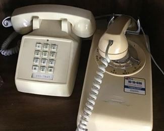 Vintage telephones