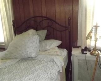 full size bed (without mattress), headboard & frame