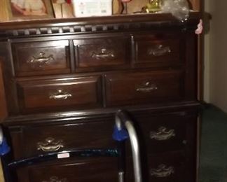 dresser, bears & touch-tone lamp