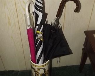 umbrellas & umbrella stand