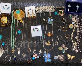 VINTAGE, DESIGNER AND STERLING JEWELRY 