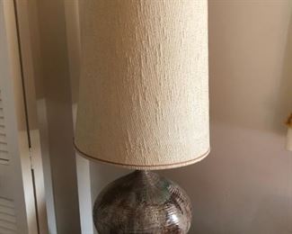 Fun mid-century pottery lamp.