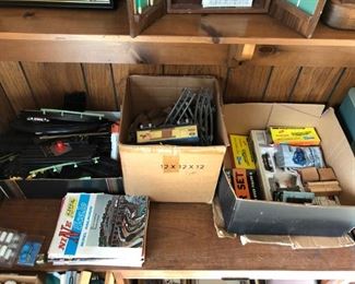 Vintage Lionel trains; model railroad accessories.