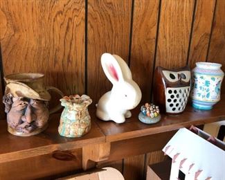 Fun pottery and decor.