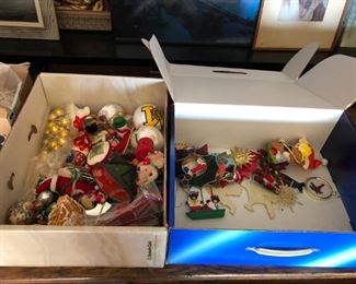 Christmas ornaments.