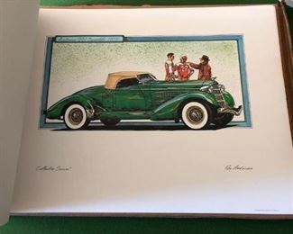 Collection of classic automobile prints by Roy Anderson.