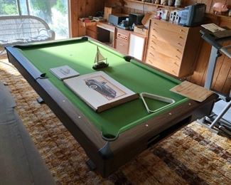 Pool table.