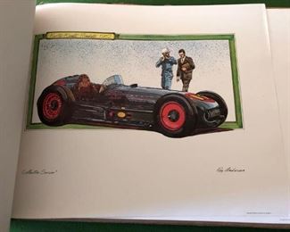 Collection of classic automobile prints by Roy Anderson.
