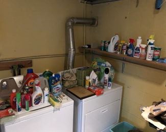 Household cleaning products, chemicals, etc.