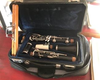Selmer clarinet with case.