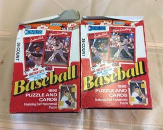Lot #	Lot Name
1	1974 Topps Baseball Complete Set with Traded & Red Checklist sets EX/MT to Near Mint
2	1980 Topps Baseball Complete Set Rickey Henderson Rookie RC MINT
3	1981 Donruss Baseball Complete Set MINT Condition
4	1981 Fleer Baseball Complete Set Mint
5	1981 Topps Baseball Complete Set Near Mint to Mint Condition Overall  726 cards
6	1981 Topps Baseball Complete Set NM/MT Kirk Gibson Valenzuela Raines Rookies Mint
7	1981 Topps Football Complete Set Joe Montana Rookie RC Near Mint to Mint Condition Overall 528 Cards
8	1982 Donruss Baseball Factory Set Ripken RC MINT!
9	1982 Fleer Baseball Complete Set 626 Cal Ripken Jr. RC MINT
10	1982 Topps Baseball Complete Set Cal Ripken Jr. RC
11	1983 Donruss Baseball Complete Set Gwynn Boggs  Sandberg Rookie Cards MINT
12	1983 Fleer Baseball Complete Set MINT Boggs Sandberg Gwynn Rookie Cards
13	1983 Topps Baseball Complete Set Gwynn Boggs Sandberg Rookies MINT
14	1984 Fleer Baseball Complete Set MINT Mattingly RC
15	1984 Topps Baseball Co