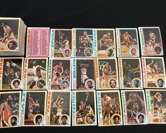 Lot #	Lot Name
1	1974 Topps Baseball Complete Set with Traded & Red Checklist sets EX/MT to Near Mint
2	1980 Topps Baseball Complete Set Rickey Henderson Rookie RC MINT
3	1981 Donruss Baseball Complete Set MINT Condition
4	1981 Fleer Baseball Complete Set Mint
5	1981 Topps Baseball Complete Set Near Mint to Mint Condition Overall  726 cards
6	1981 Topps Baseball Complete Set NM/MT Kirk Gibson Valenzuela Raines Rookies Mint
7	1981 Topps Football Complete Set Joe Montana Rookie RC Near Mint to Mint Condition Overall 528 Cards
8	1982 Donruss Baseball Factory Set Ripken RC MINT!
9	1982 Fleer Baseball Complete Set 626 Cal Ripken Jr. RC MINT
10	1982 Topps Baseball Complete Set Cal Ripken Jr. RC
11	1983 Donruss Baseball Complete Set Gwynn Boggs  Sandberg Rookie Cards MINT
12	1983 Fleer Baseball Complete Set MINT Boggs Sandberg Gwynn Rookie Cards
13	1983 Topps Baseball Complete Set Gwynn Boggs Sandberg Rookies MINT
14	1984 Fleer Baseball Complete Set MINT Mattingly RC
15	1984 Topps Baseball Co